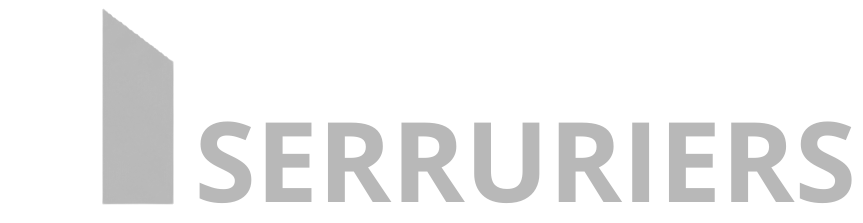 logo artisan serruriers blanc